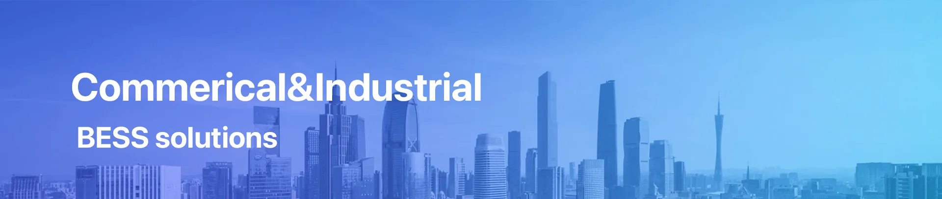 Solutions commerciales et industrielles BESS